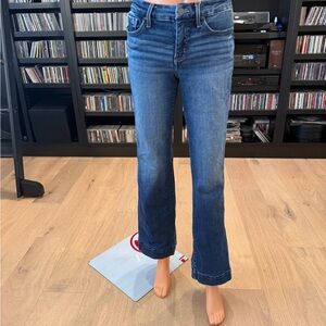 Buckleblack Classic Mid-Rise Flare Jeans in Dark Blue